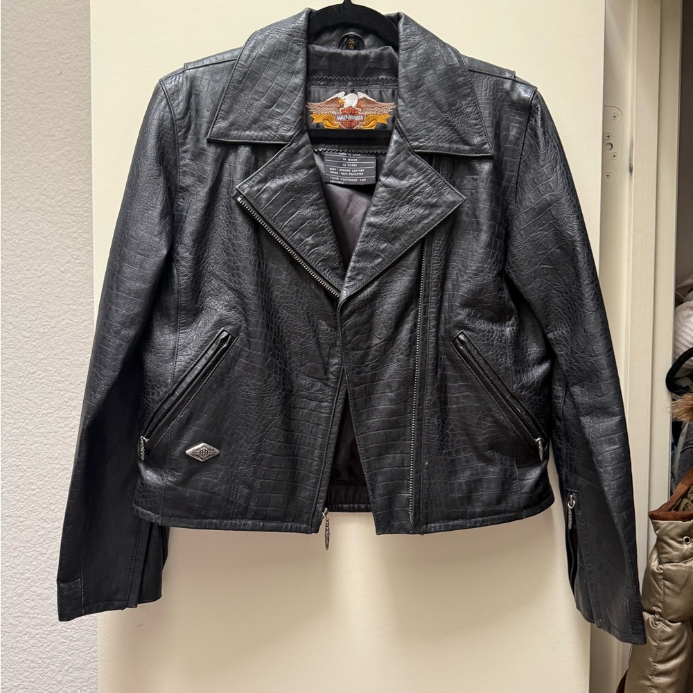 Women’s Black 100% Leather Moto Jacket - Classic Biker Style